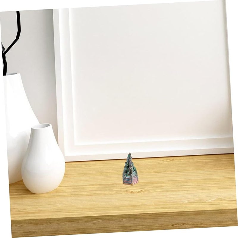 عينة كريستال البزموت الطبيعي زخرفة الجيود مجموعة المعادن حجر الزينة - Image 5